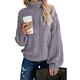 Dearlove Women's Casual Long Sleeve Loose Pullover Knit Sweater Jumper Top, 057gray, 43624