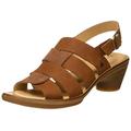 El Naturalista Damen N5358 Aqua Peeptoe Sandalen Braun Wood Wood 40 EU