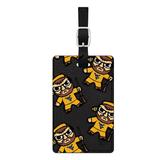 Black West Virginia Mountaineers Mascot Tokyodachi Bag Tag