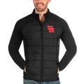 Men's Antigua Black Houston Cougars Altitude Full-Zip Jacket