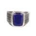Blue Greek Key,'Men's Lapis Lazuli Ring from India'