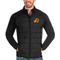 Men's Antigua Black Phoenix Suns Altitude Full-Zip Jacket