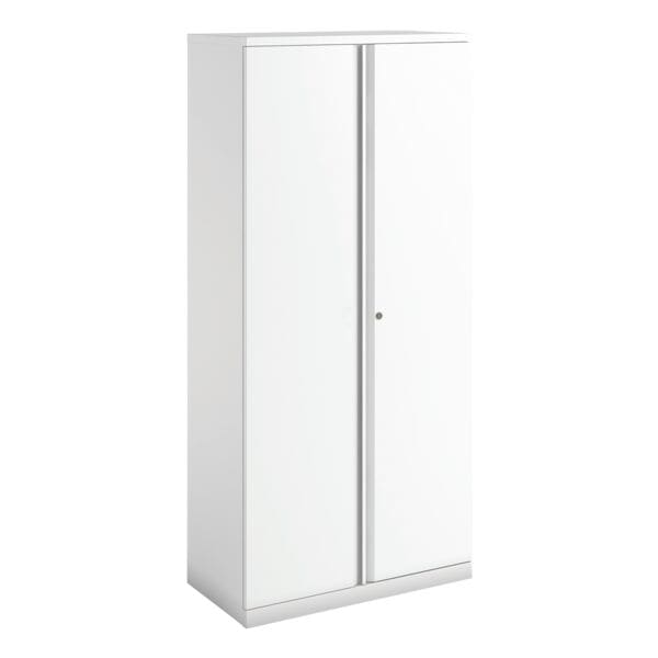 Bisley Stahlschrank mit Flügeltüren »Essentials« 5 OH Fachböden lackiert weiß, 91.4x198.5x47 cm