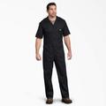 Dickies Men's Big & Tall Flex Short Sleeve Coveralls - Black Size Xl XL (33274)