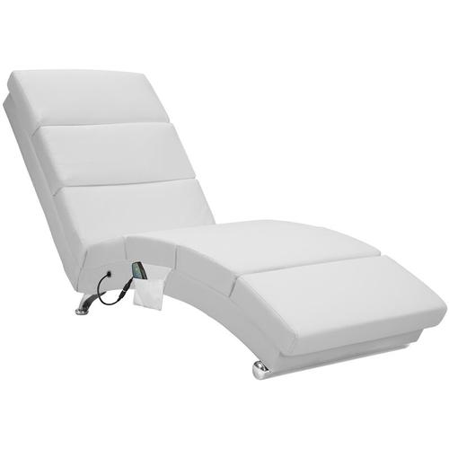 Relaxliege London mit Massage & Heizfunktion Ergonomisch Gepolstert Wohnzimmer Liegestuhl