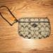 Coach Bags | Brown And Tan Canvas Original Coach Wristlet Bag | Color: Brown/Tan | Size: Os