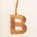 Anthropologie Holiday | Anthropologie Copper Metal Monogram Ornament B | Color: Gold/Pink | Size: Os