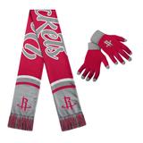 Women's Houston Rockets Glove and Scarf Set