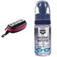 ARENA Anti-Fog Spray für Schwimmbrillen, Transparent (100), One Size & Unisex Schwimmbrillen Etui zur Aufbewahrung der Schwimmbrille, Black-White-Fuchsia (509), One Size