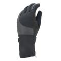 SEALSKINZ Unisex Waterproof Cold Weather Reflective Cycle Glove - Black, XX-Large