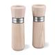 Cole & Mason H331907 Lyndhurst Nordic White Salt and Pepper Mills, Gourmet Precision+, Stained Ash/Stainless Steel, 185 mm, Gift Set, 2 x Salt and Pepper Grinders