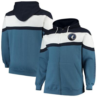 "Majestic Minnesota Timberwolves Navy/Blue Color Block ...