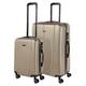 ITACA - Gepäck-Sets, Reisekoffer, Reisekoffer Set, Kofferset, Hartschalenkoffer, Trolley-Set, Luggage - Große Auswahl an Koffer & Trolleys für Jede Reise! 71117, Champagner