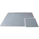Grey & White 12mm Thick Large Mat Kids Living Room Play Yoga Gym Exercise Gym Fitness Home Office Rug Carpet (Grey Star Mat, 8 Mat - 32 Square Feet)