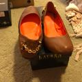 Ralph Lauren Shoes | Brown Leather Ralph Lauren Ballet Flats | Color: Brown | Size: 7