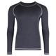 Skiny Active-Wool-Wäsche, Langarm-Shirt - 48 - Dark Denim, Herren, aus Wolle