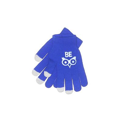 Gloves: Blue Solid Accessories