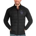 Men's Antigua Black Colorado Rockies Altitude Full-Zip Jacket