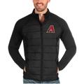 Men's Antigua Black Arizona Diamondbacks Altitude Full-Zip Jacket