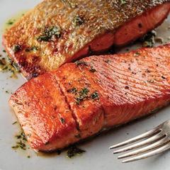 Omaha Steaks Wild Alaskan Skin-On Sockeye Salmon