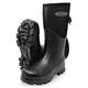Dirt Boots Neoprene Wellington Muck Field Boots Adjustable Gusset Unisex Wellies (9 UK, Black)