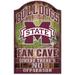 WinCraft Mississippi State Bulldogs 11'' x 17'' Fan Cave Wood Sign