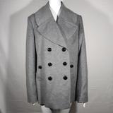Burberry Jackets & Coats | Burberry London Gray Wool Blend Peacoat Size M L | Color: Black/Gray | Size: L