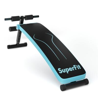 Costway Folding Weight Bench Adjustable Sit-up Boa...