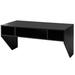 Costway Wall Mounted Floating Sturdy Computer Table with Storage Shelf-Black