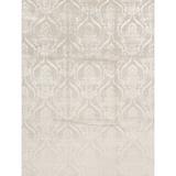 Gray 108 x 0.25 in Indoor Area Rug - Bokara Rug Co, Inc. Hand-Knotted High-Quality Silver Area Rug Viscose/Wool, Latex | 108 W x 0.25 D in | Wayfair