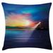 East Urban Home Indoor/Outdoor 40" Throw Pillow Cover Polyester | 40 H x 40 W x 0.1 D in | Wayfair 667220B1C37A4B8CA927BEFBC07C1DDD