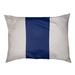 East Urban Home New York Big Football Stripes Indoor Pillow Metal in Black/Blue/Gray | 7 H x 50 W x 40 D in | Wayfair