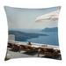East Urban Home Indoor/Outdoor 36" Throw Pillow Cover Polyester | 36 H x 36 W x 0.1 D in | Wayfair 0C3E81B645774EEBA3C4AC47B2049144
