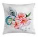 East Urban Home Indoor/Outdoor Floral 36" Throw Pillow Cover Polyester | 36 H x 36 W x 0.1 D in | Wayfair 3E5FCEDFD5D2422FBFE36E2FC7BFEF28