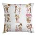East Urban Home Wedding Indoor/Outdoor 26" Throw Pillow Cover Polyester | 26 H x 26 W x 0.1 D in | Wayfair 61CEA343CBA346D286562A3FC15669BF
