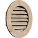 Ekena Millwork Round Wood Gable Vent in Brown | 27" H x 27" W (RO: 22" H x 22" W) | Wayfair GVWRO22X2202SDUPI