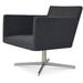sohoConcept Harput 4 Star Lounge Chair Upholstered/Fabric in Gray | 26 H x 22 W x 22 D in | Wayfair HAR-4STRL-BRU-009