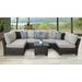 Lark Manor™ Aelwen 7 Piece Rattan Sectional Seating Group w/ Cushions Synthetic Wicker/All - Weather Wicker/Wicker/Rattan in Brown | Outdoor Furniture | Wayfair