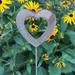 Ebern Designs Sevgi Heart Shaped Garden Stake Metal | 27 H x 6 W x 0.25 D in | Wayfair 2B549DE4332248869F2EA8D610594D50