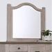 Darby Home Co Erving Master Arch Traditional Beveled Mount to Dresser Mirror Wood in Gray | 34.75 H x 38.5 W x 2.25 D in | Wayfair