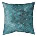 Latitude Run® Avicia Planets Stars Square Pillow Cover & Insert Polyester in Green/Blue | 14 H x 14 W x 1 D in | Wayfair