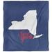 East Urban Home New York Duvet Cover Microfiber in Red/Blue/Navy | Wayfair 7A70B3FA94954409B0B7AEAC100E66E4