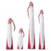 The Holiday Aisle® 4 Piece Skinny Cone Gnome Set, Polyester in Red | 54.3 H x 5.7 W x 5.7 D in | Wayfair 07DD829F100E4AC59FE2C136FAFAFBAD