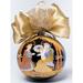 The Holiday Aisle® Holy Night Ball Ornament Glass in Brown | 6 H x 4 W x 4 D in | Wayfair 150769B75D3C47239623507A512EBAA3