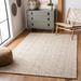 White 108 x 0.35 in Indoor Area Rug - Dakota Fields Connors Handmade Tufted Wool Beige/Light Brown Area Rug Wool | 108 W x 0.35 D in | Wayfair