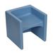 Angeles Cube Chair 3-in-1 Desk/Activity Plastic in Blue | 15 H x 15 W x 15 D in | Wayfair CF910-013