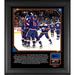 New York Islanders Framed 15" x 17" Franchise Record Point Streak Collage with a Piece of Game-Used Puck from the - Limited Edition 219