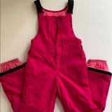 Columbia Bottoms | Columbia Bib Overall Snow Pants | Color: Pink | Size: Youth 18/20