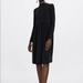Zara Dresses | Black Zara Dress With Ruching | Color: Black | Size: M