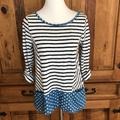 Anthropologie Tops | Anthropologie Postmark Fairley Tunic Shirt Size M | Color: Black/White | Size: M